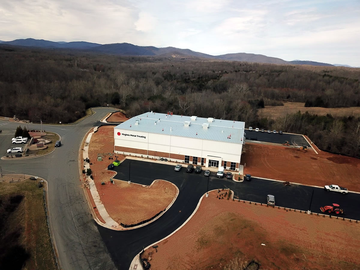 Virginia Metal Treating New Facility Aerial View